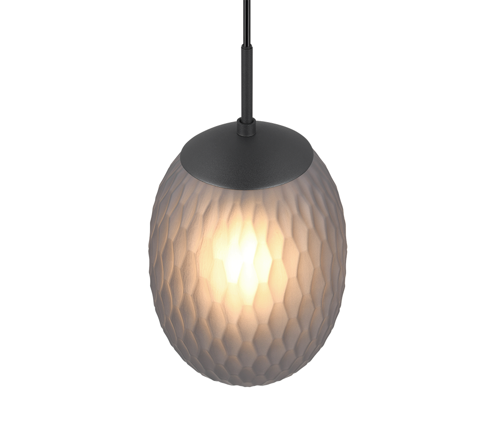 FACETTE | Pendant | Black mat | Metal