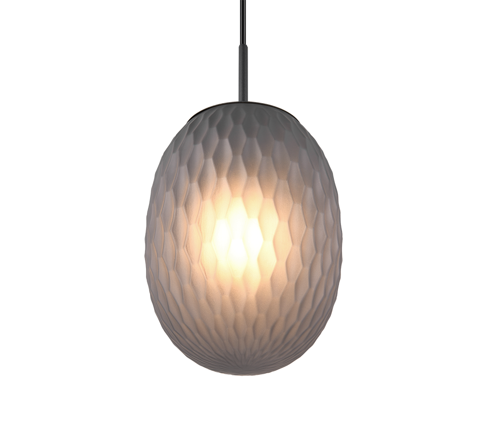 FACETTE | Pendant | Black mat | Metal