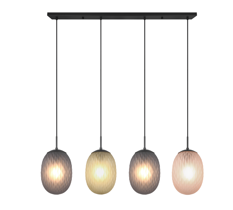 FACETTE | Pendant | Black mat | Metal