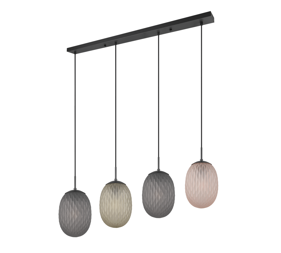 FACETTE | Pendant | Black mat | Metal