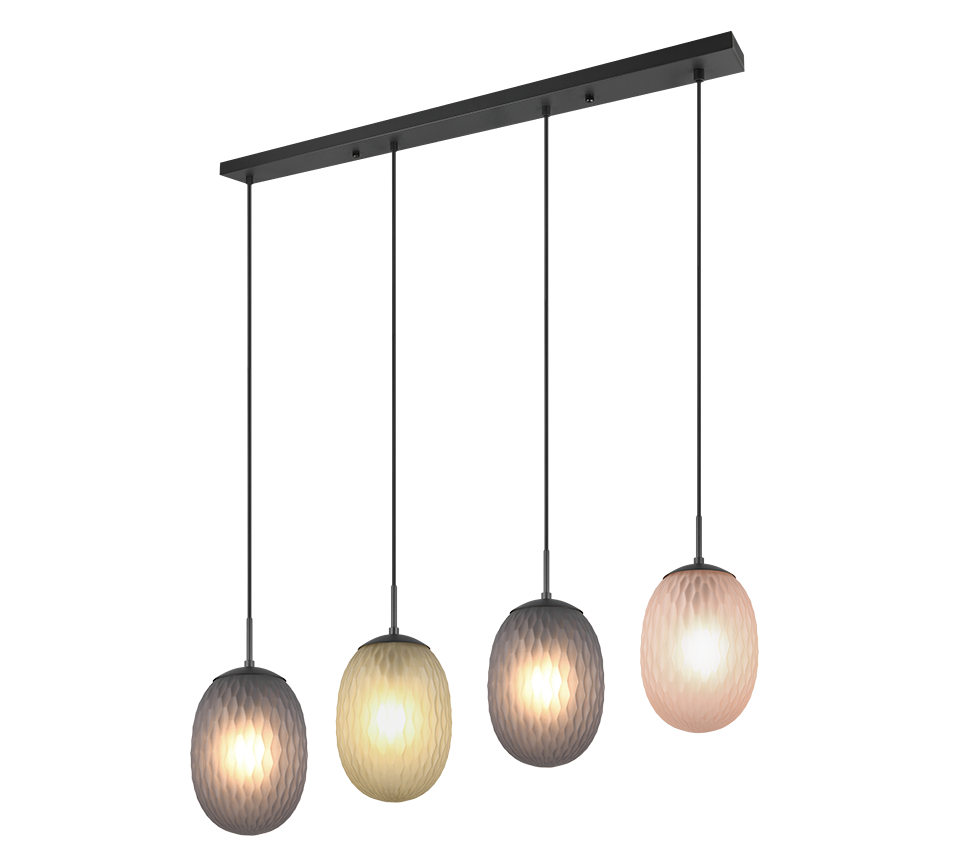 FACETTE | Pendant | Black mat | Metal