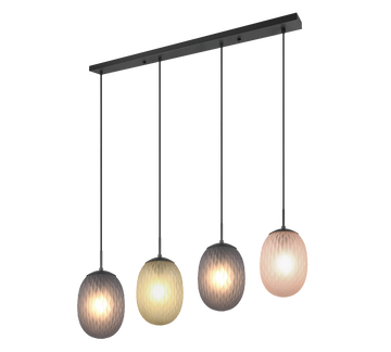 FACETTE | Pendant | Black mat | Metal