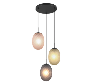 FACETTE | Pendant | Black mat | Metal