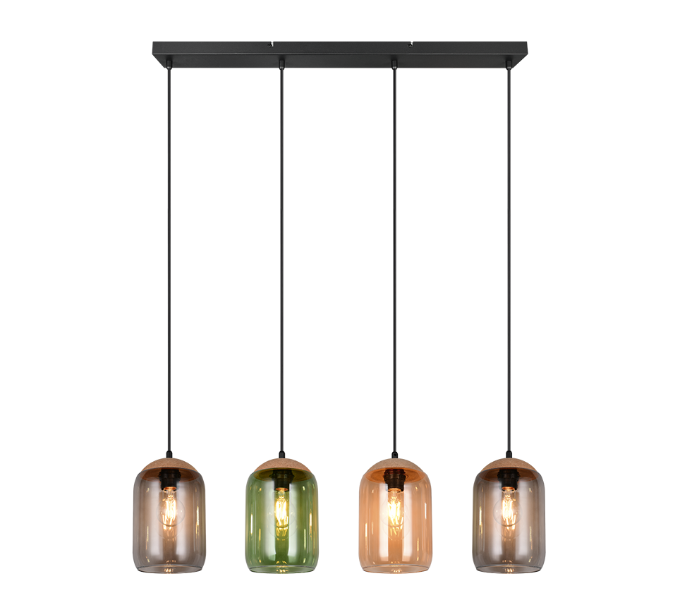 CORK | Pendant | Black mat | Metal
