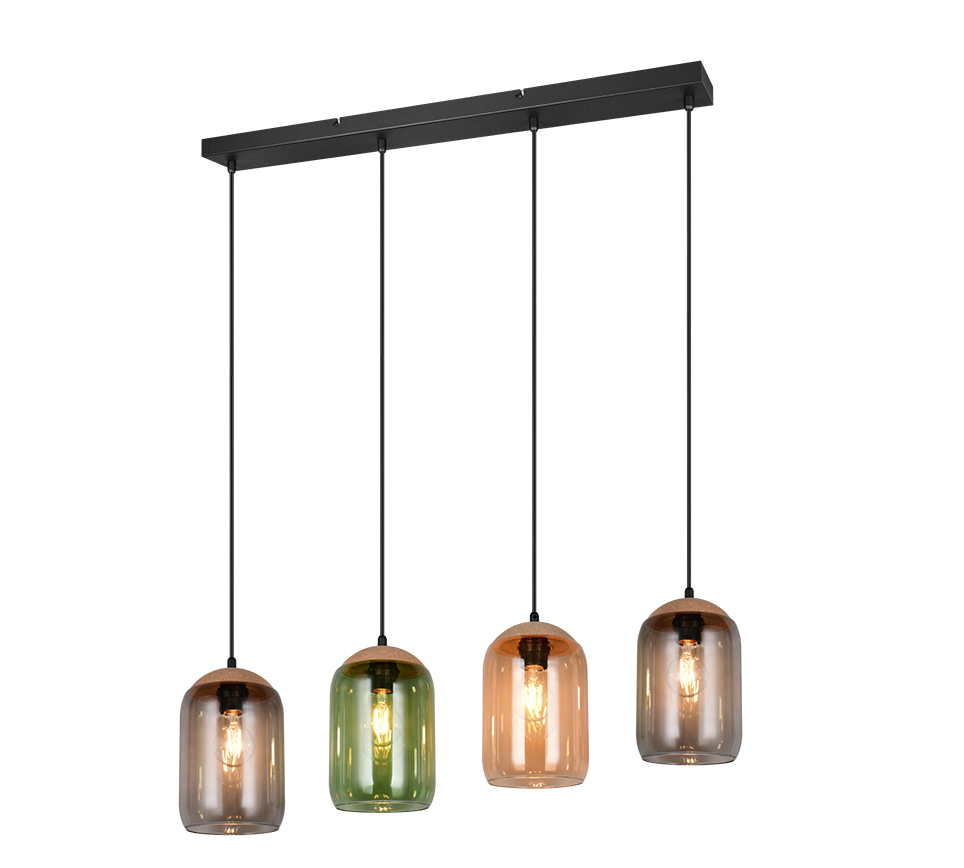 CORK | Pendant | Black mat | Metal
