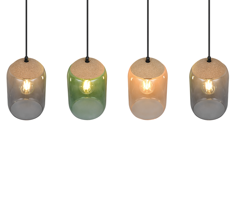 CORK | Pendant | Black mat | Metal