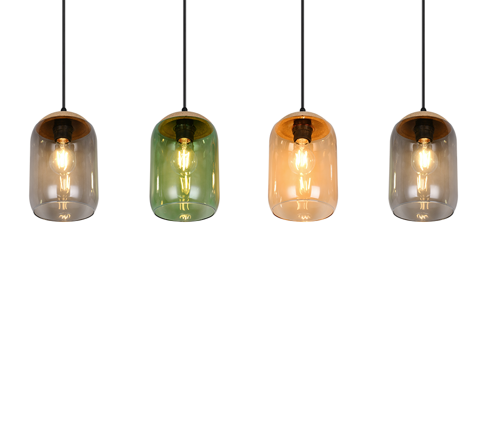CORK | Pendant | Black mat | Metal