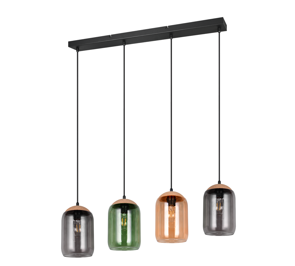 CORK | Pendant | Black mat | Metal