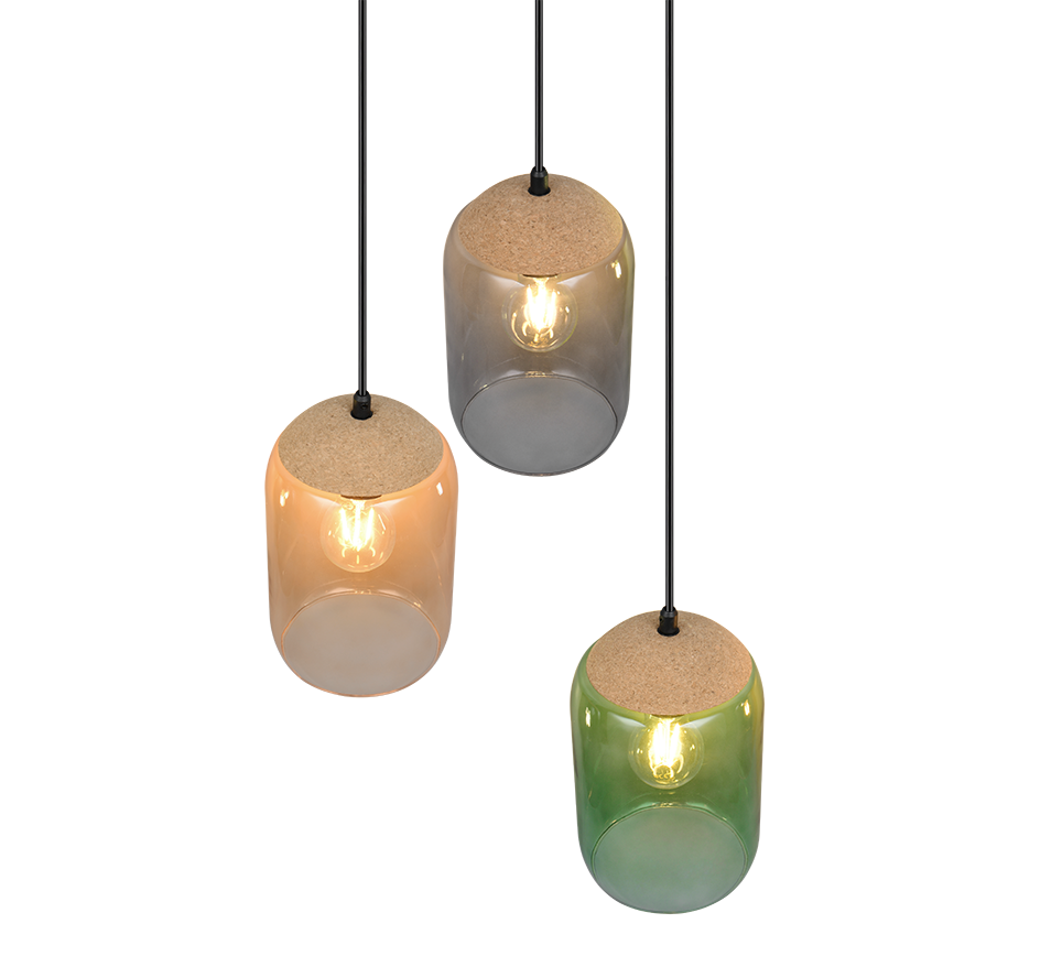 CORK | Pendant | Multicolor | Glass