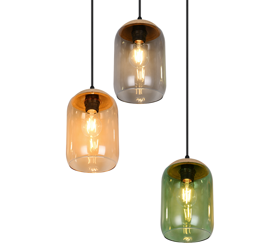 CORK | Pendant | Multicolor | Glass