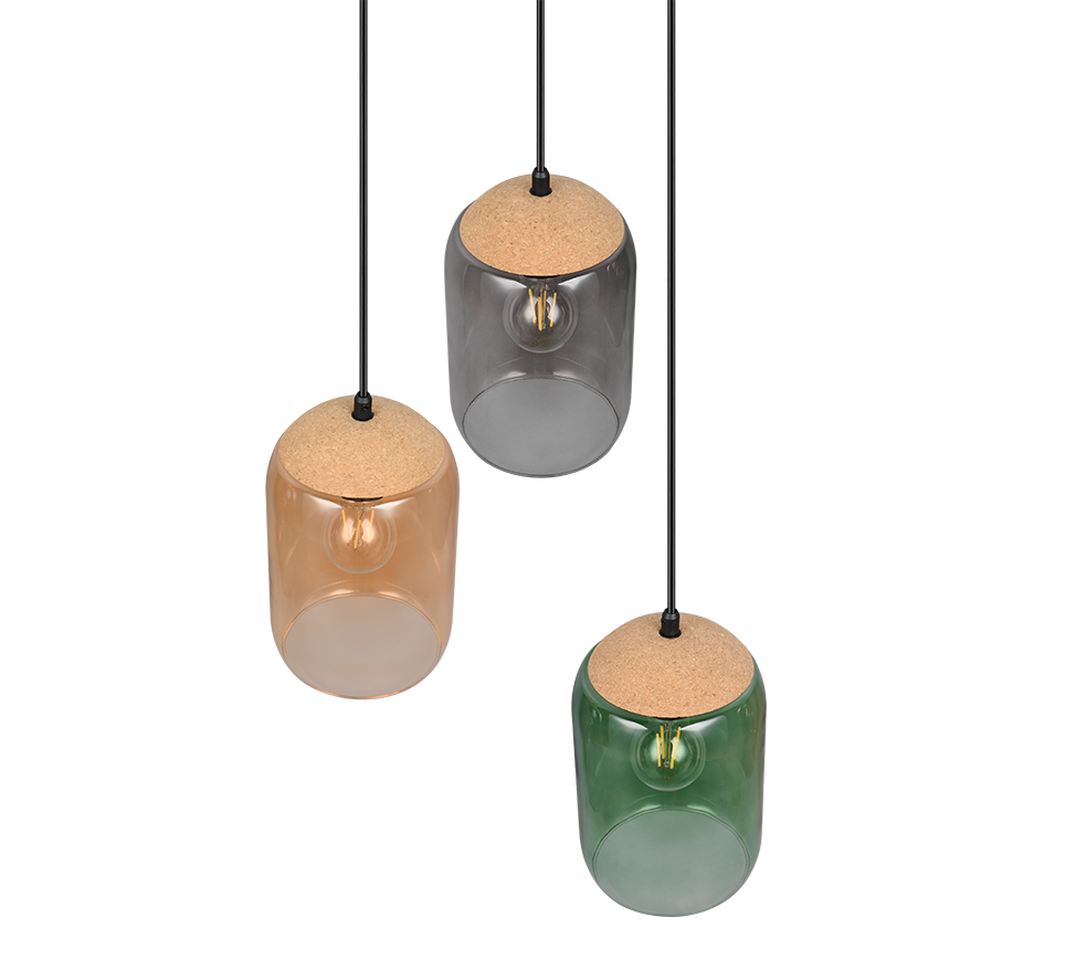 CORK | Pendant | Multicolor | Glass