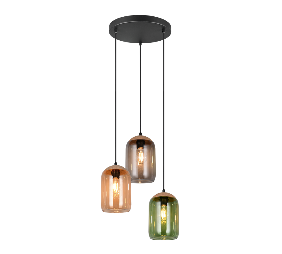 CORK | Pendant | Multicolor | Glass