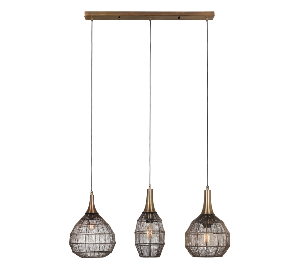 SORAYA | Pendant | Old brass | Metal