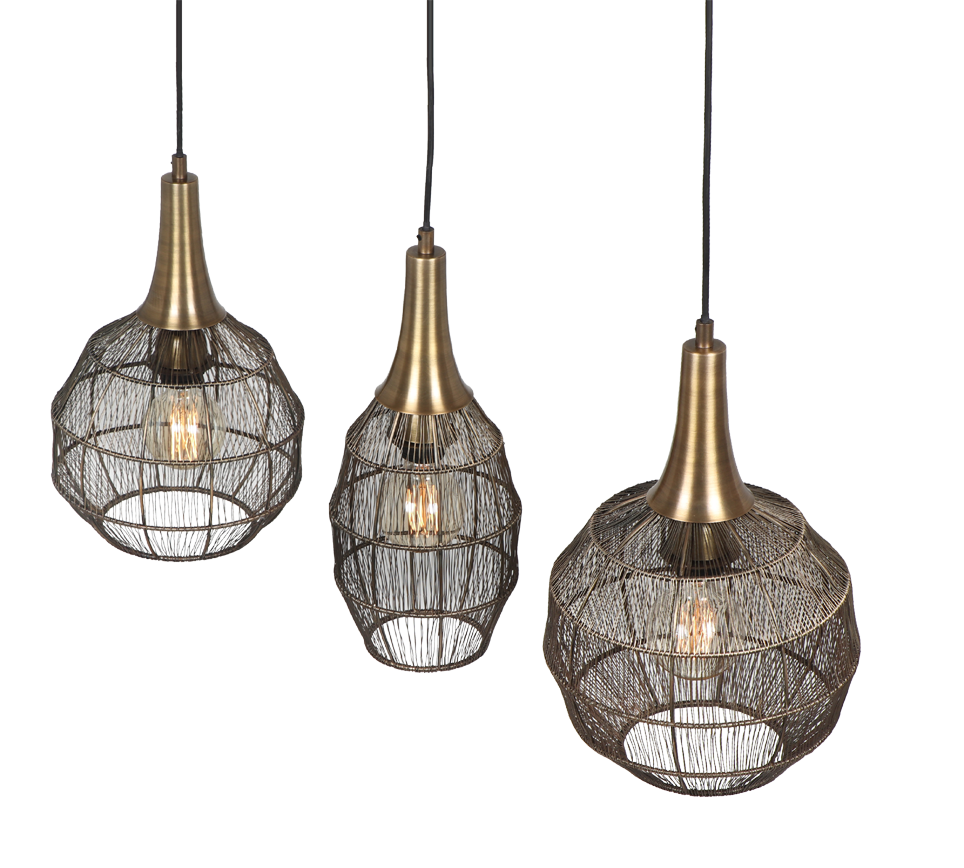 SORAYA | Pendant | Old brass | Metal