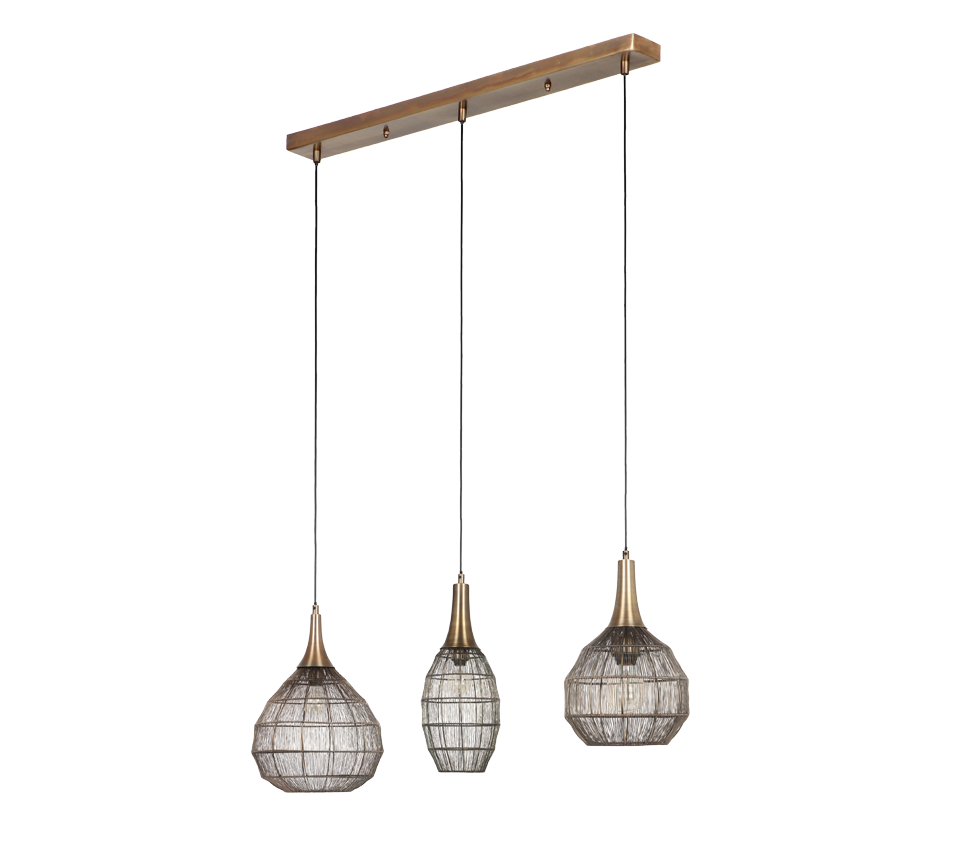 SORAYA | Pendant | Old brass | Metal