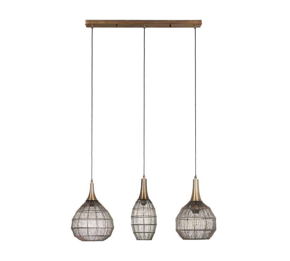 SORAYA | Pendant | Old brass | Metal