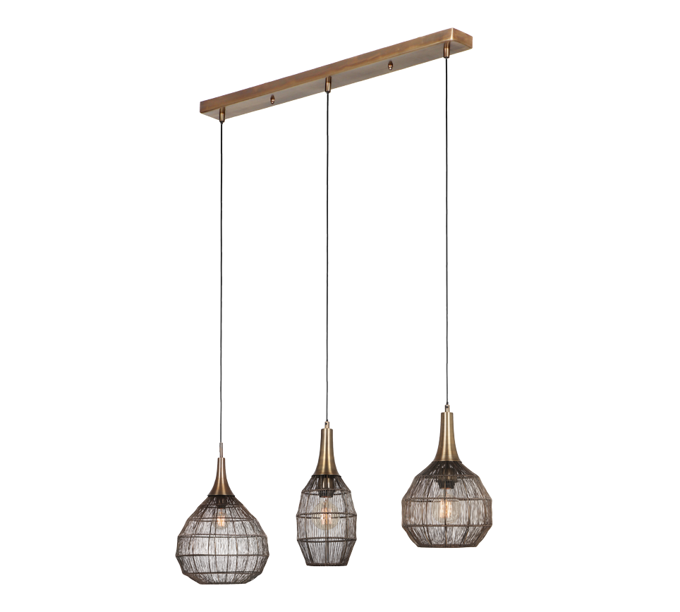 SORAYA | Pendant | Old brass | Metal