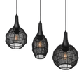 SORAYA | Pendant | Black mat | Metal