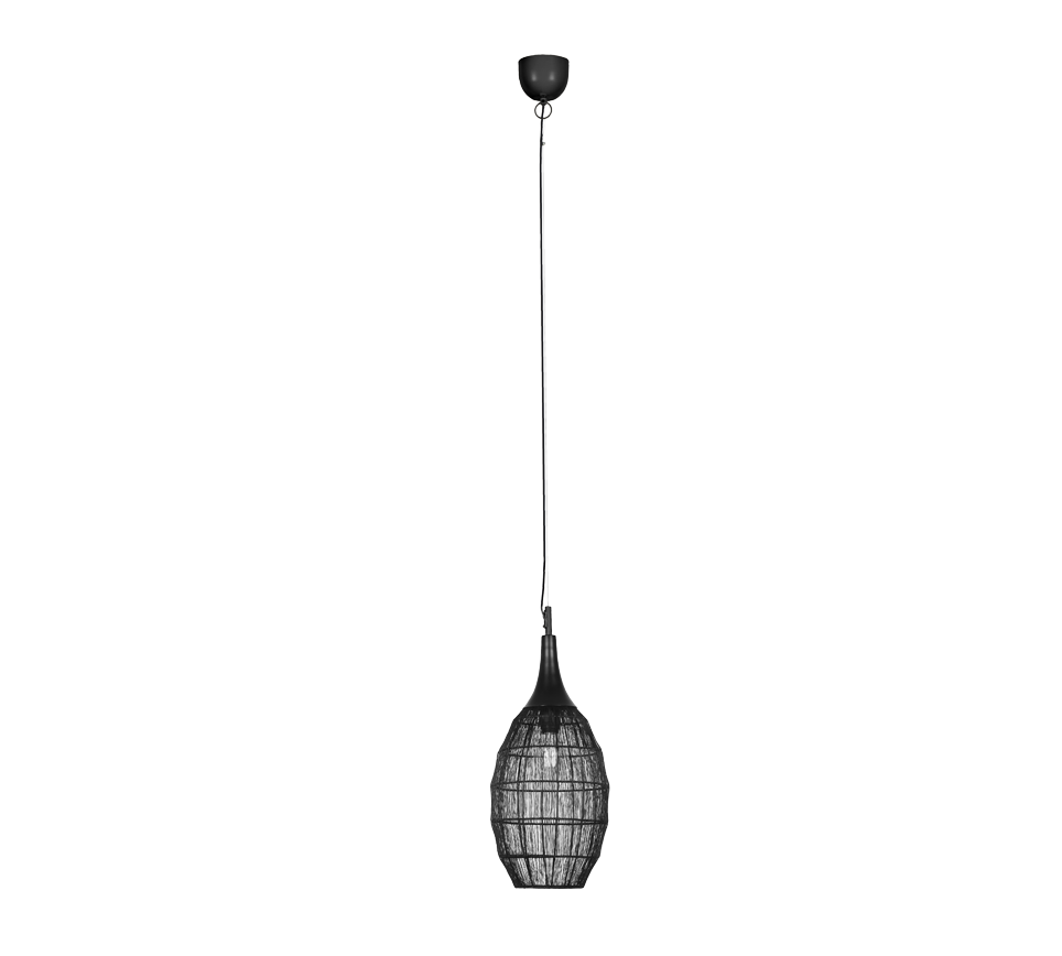 SORAYA | Pendant | Black mat | Metal