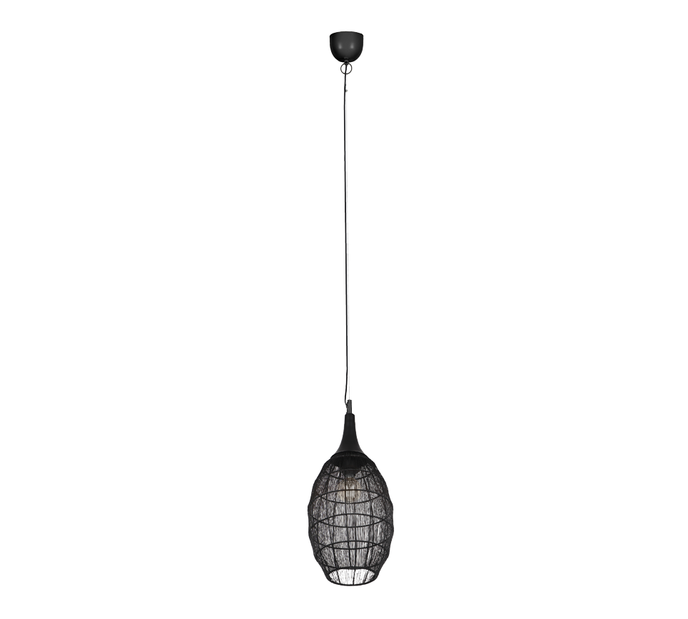 SORAYA | Pendant | Black mat | Metal