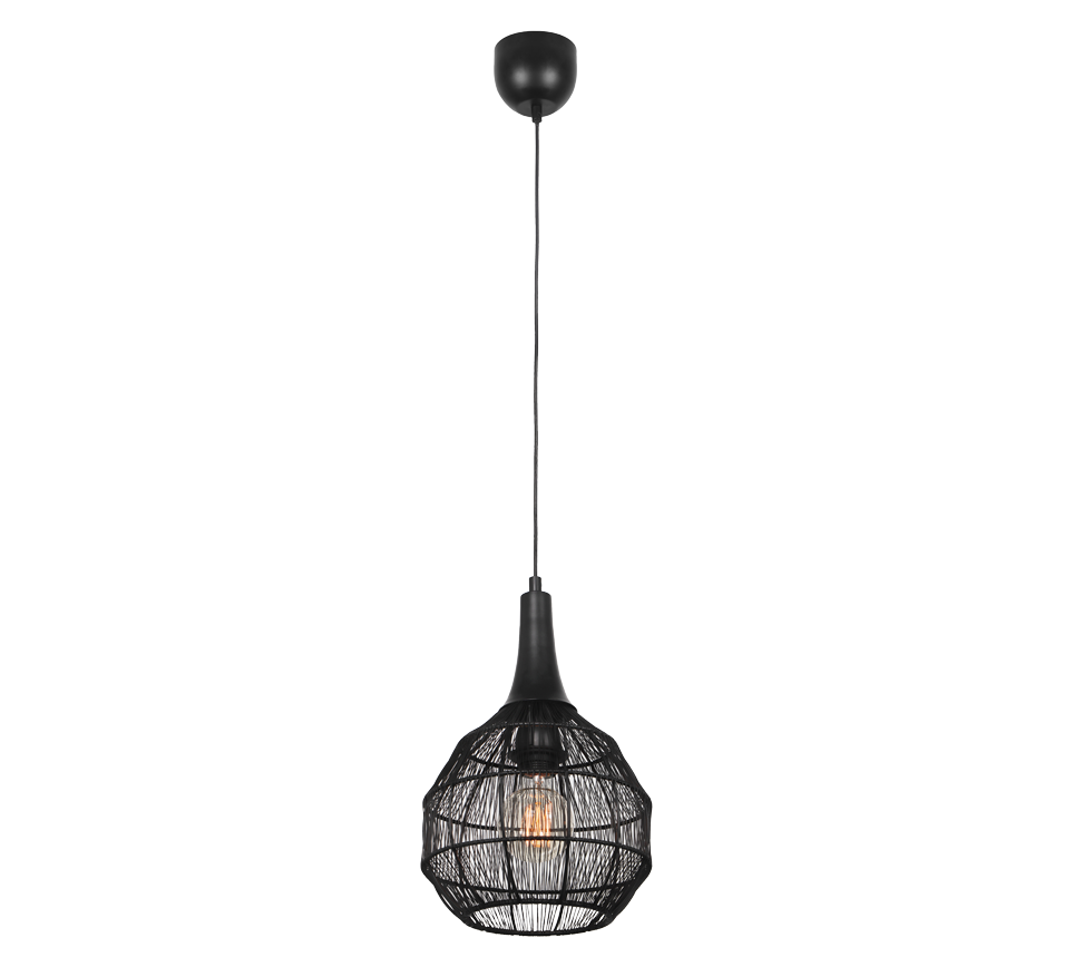 SORAYA | Pendant | Black mat | Metal