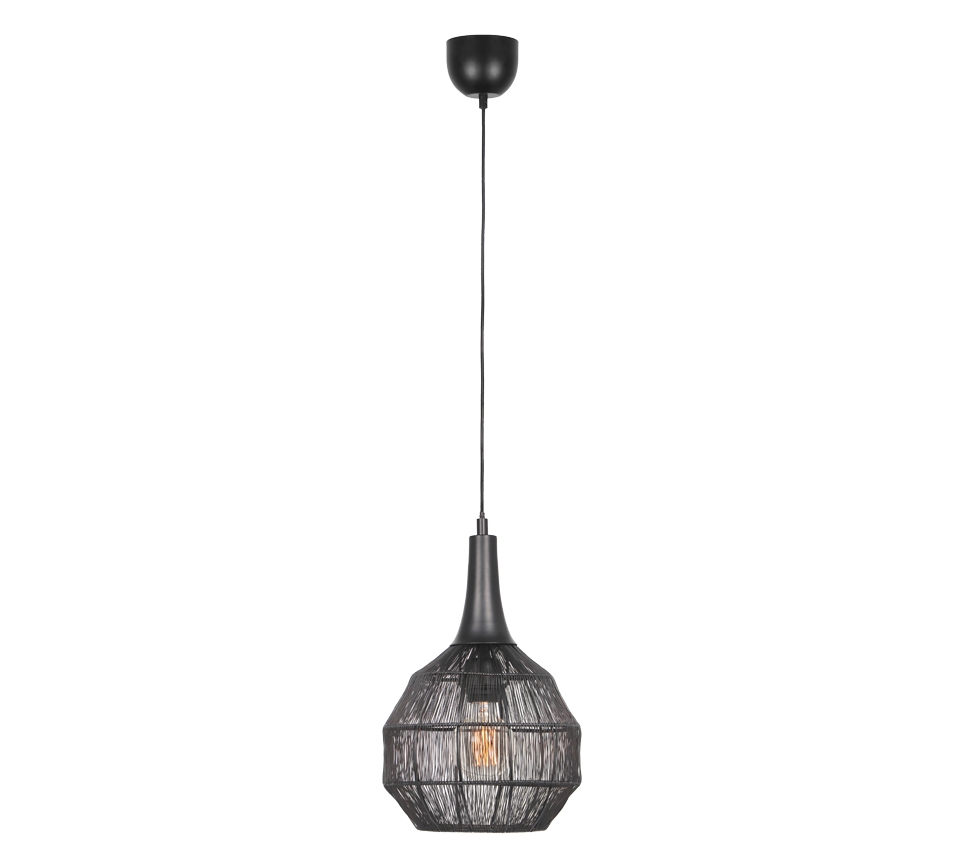 SORAYA | Pendant | Black mat | Metal