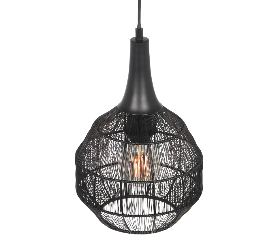 SORAYA | Pendant | Black mat | Metal