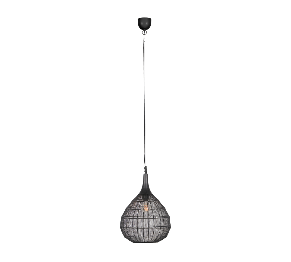 SORAYA | Pendant | Black mat | Metal
