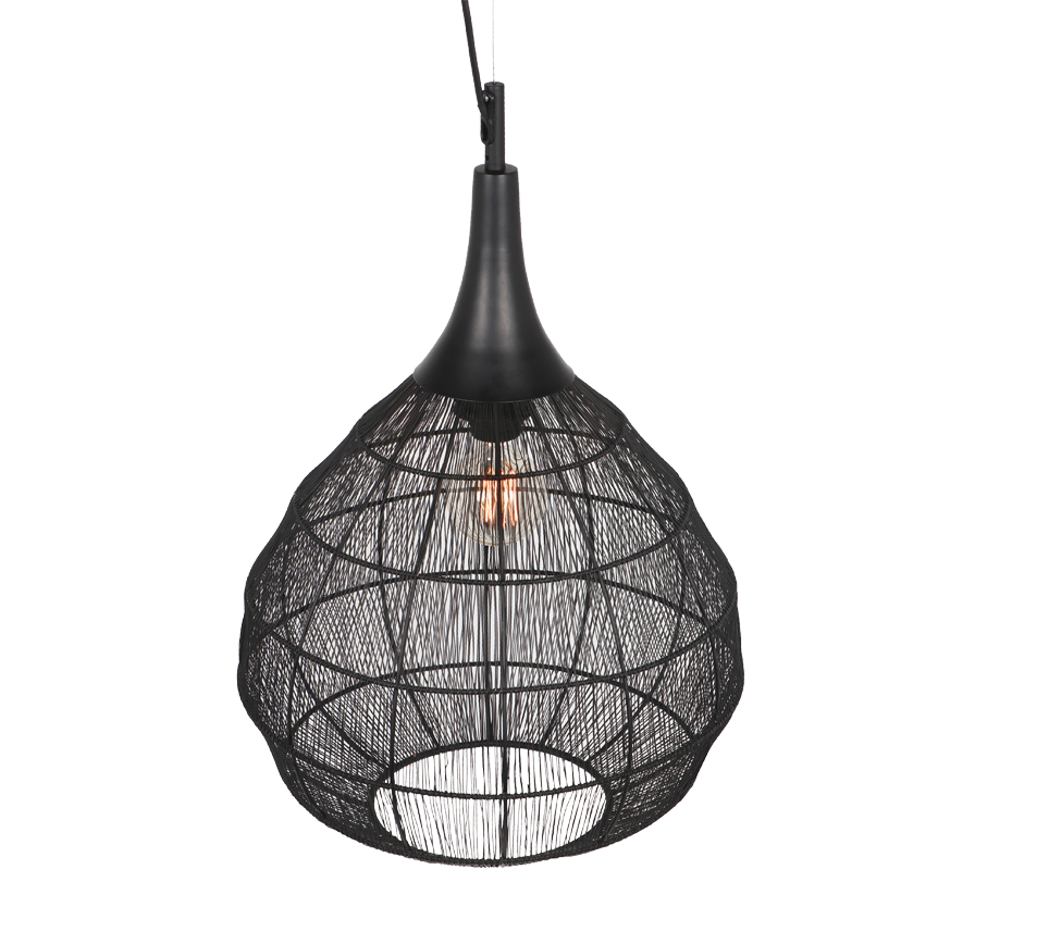 SORAYA | Pendant | Black mat | Metal