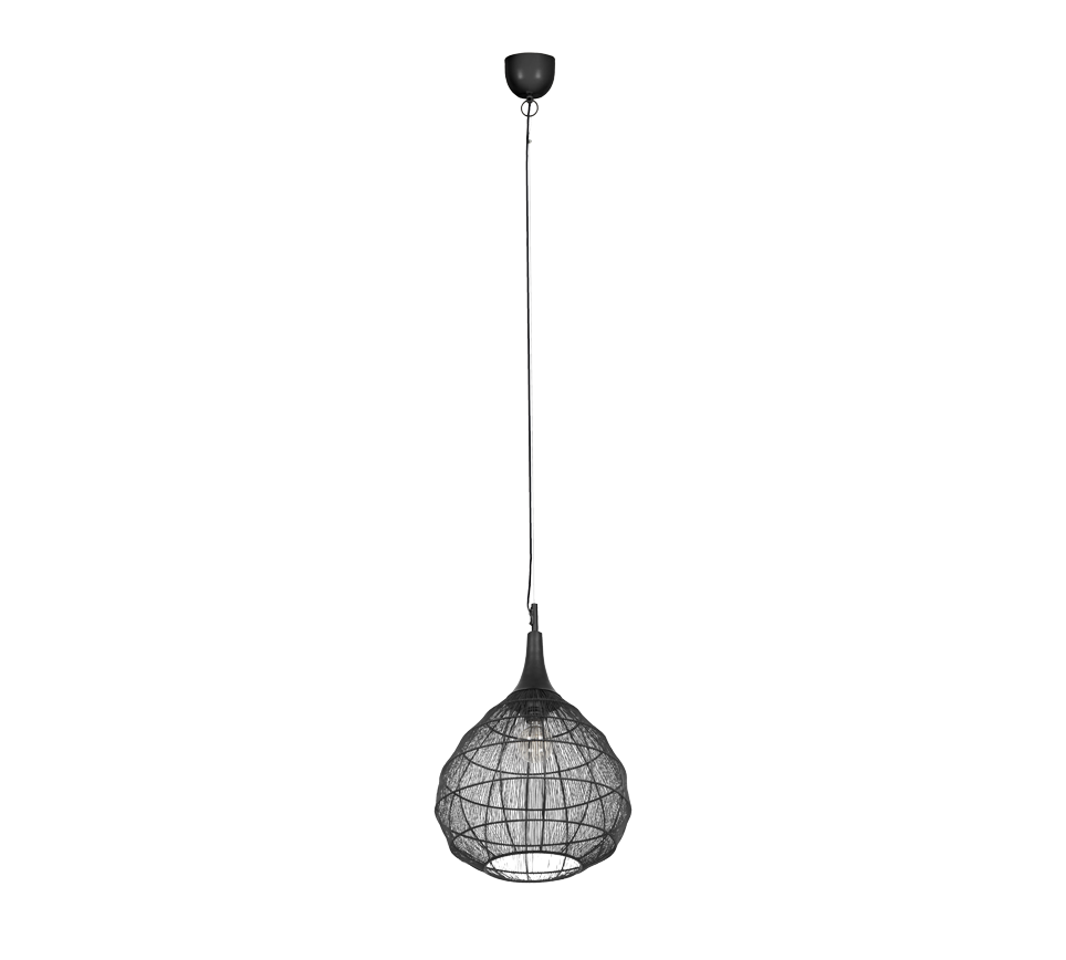 SORAYA | Pendant | Black mat | Metal