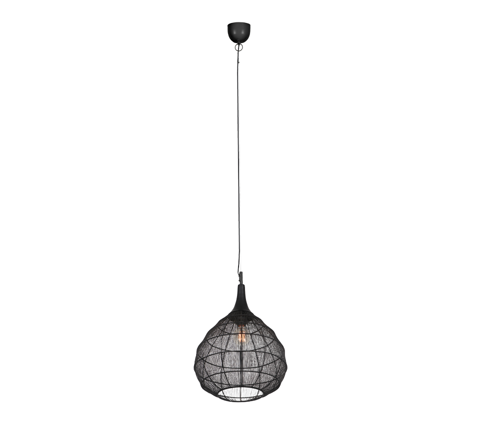 SORAYA | Pendant | Black mat | Metal