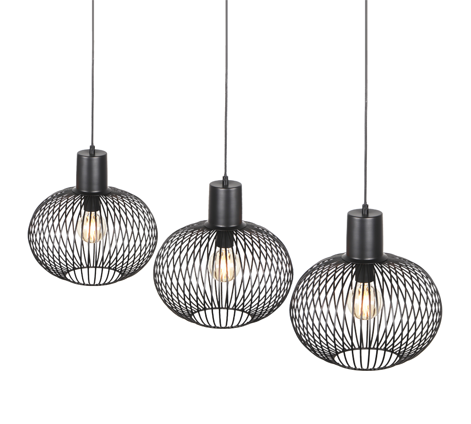 GILA | Pendant | Black mat | Metal