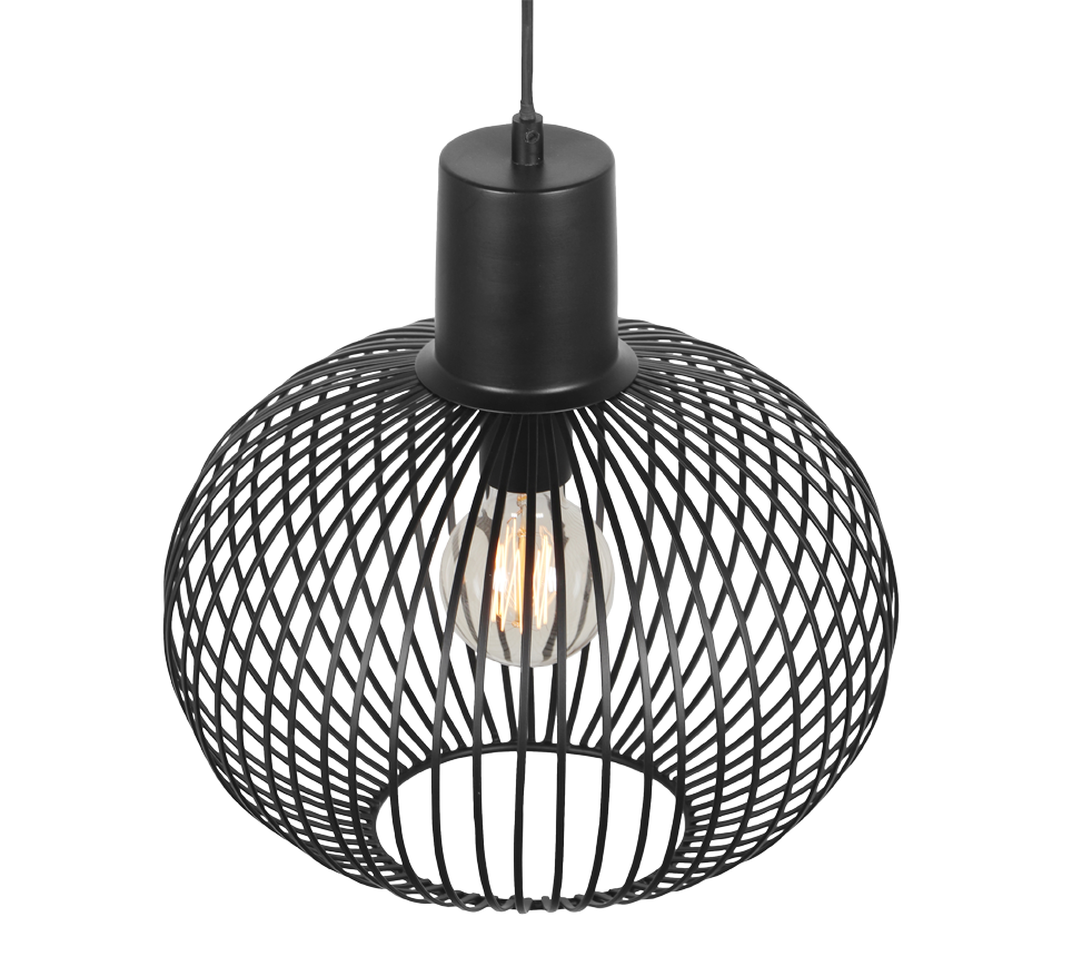 GILA | Pendant | Black mat | Metal