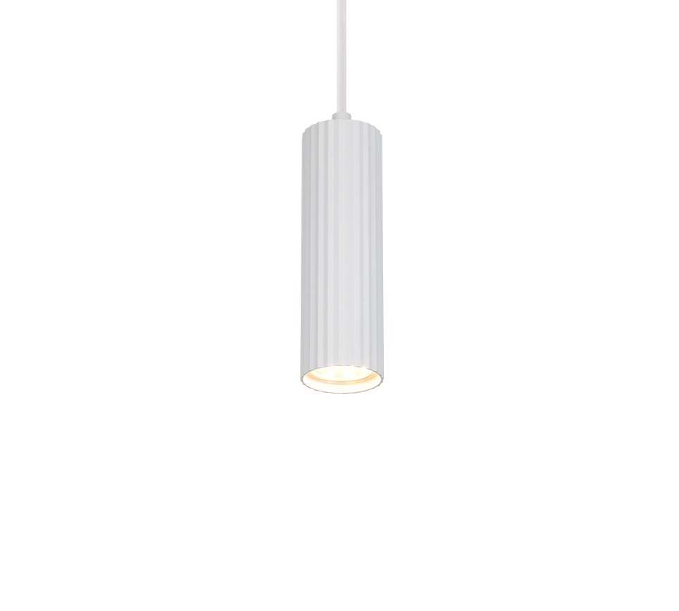 SOKA | Pendant | White mat | Metal