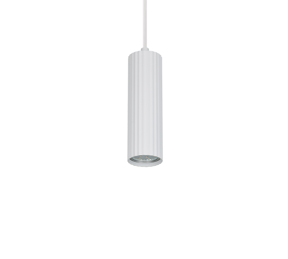 SOKA | Pendant | White mat | Metal