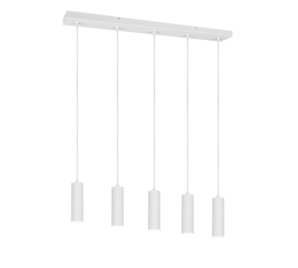 SOKA | Pendant | White mat | Metal