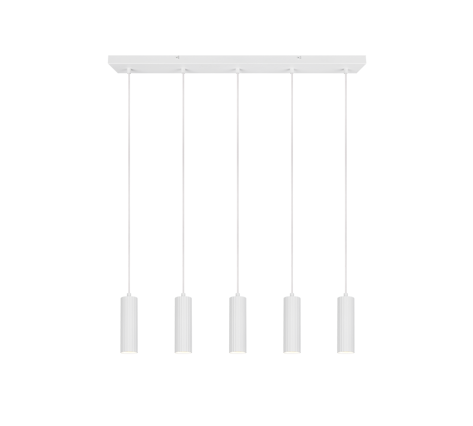 SOKA | Pendant | White mat | Metal