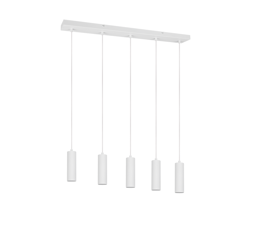 SOKA | Pendant | White mat | Metal