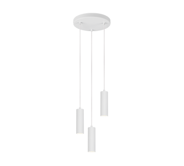 SOKA | Pendant | White mat | Metal
