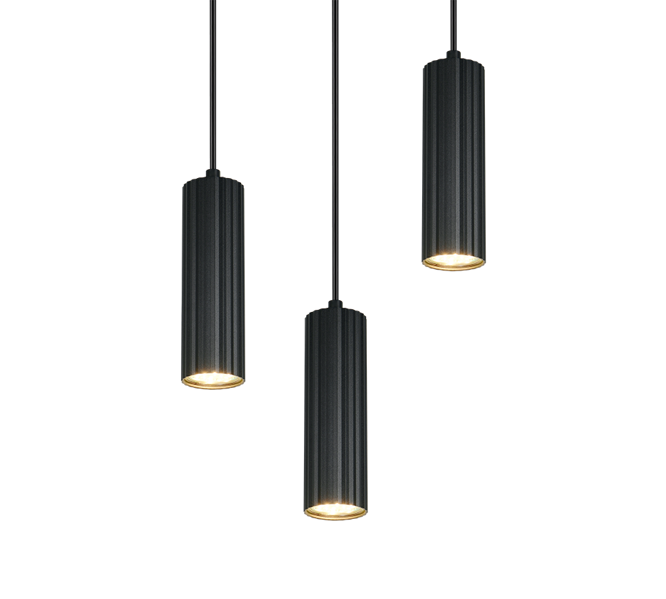 SOKA | Pendant | Black mat | Metal