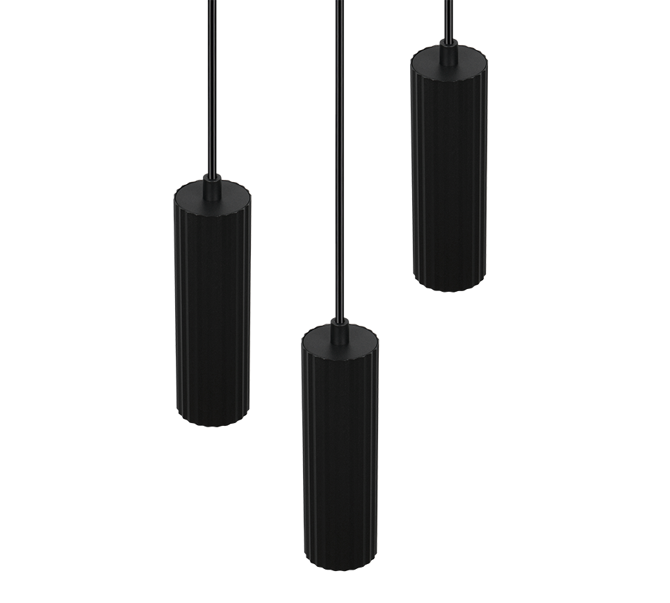 SOKA | Pendant | Black mat | Metal