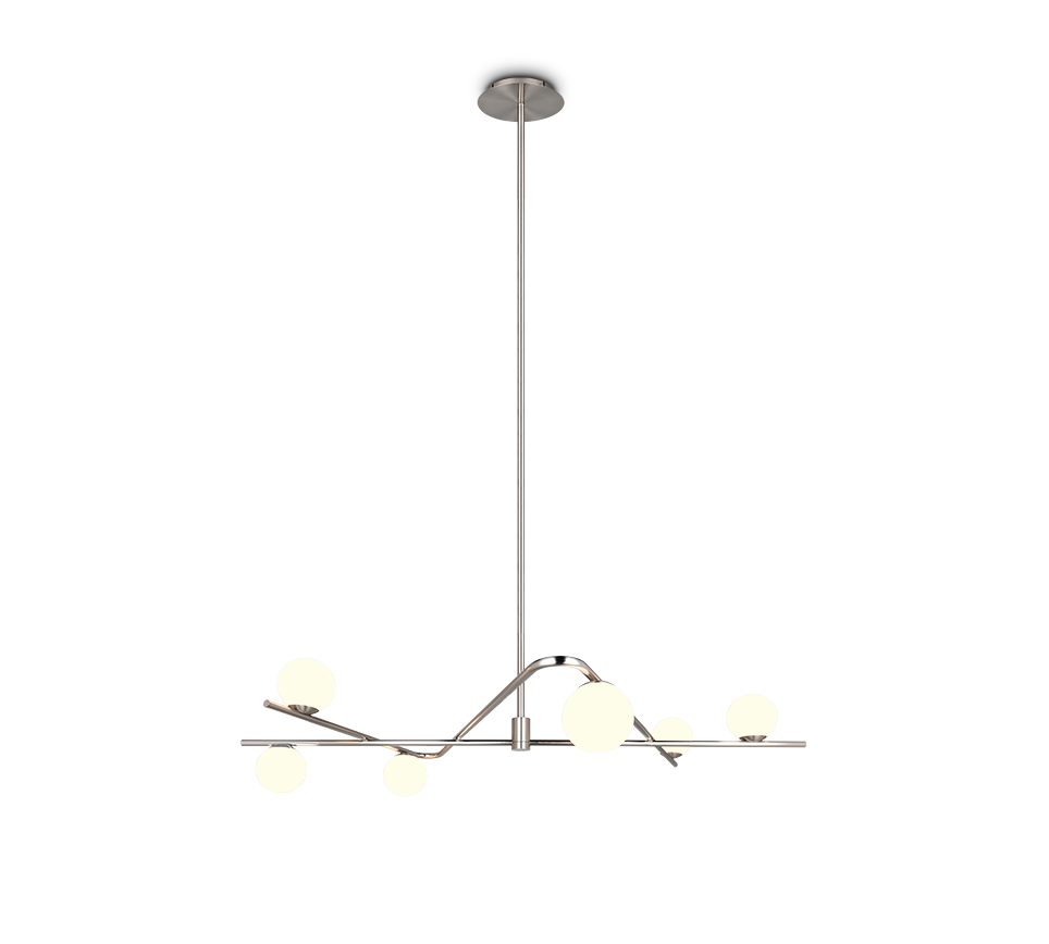FLAMING | Pendant | Nickel mat | Metal