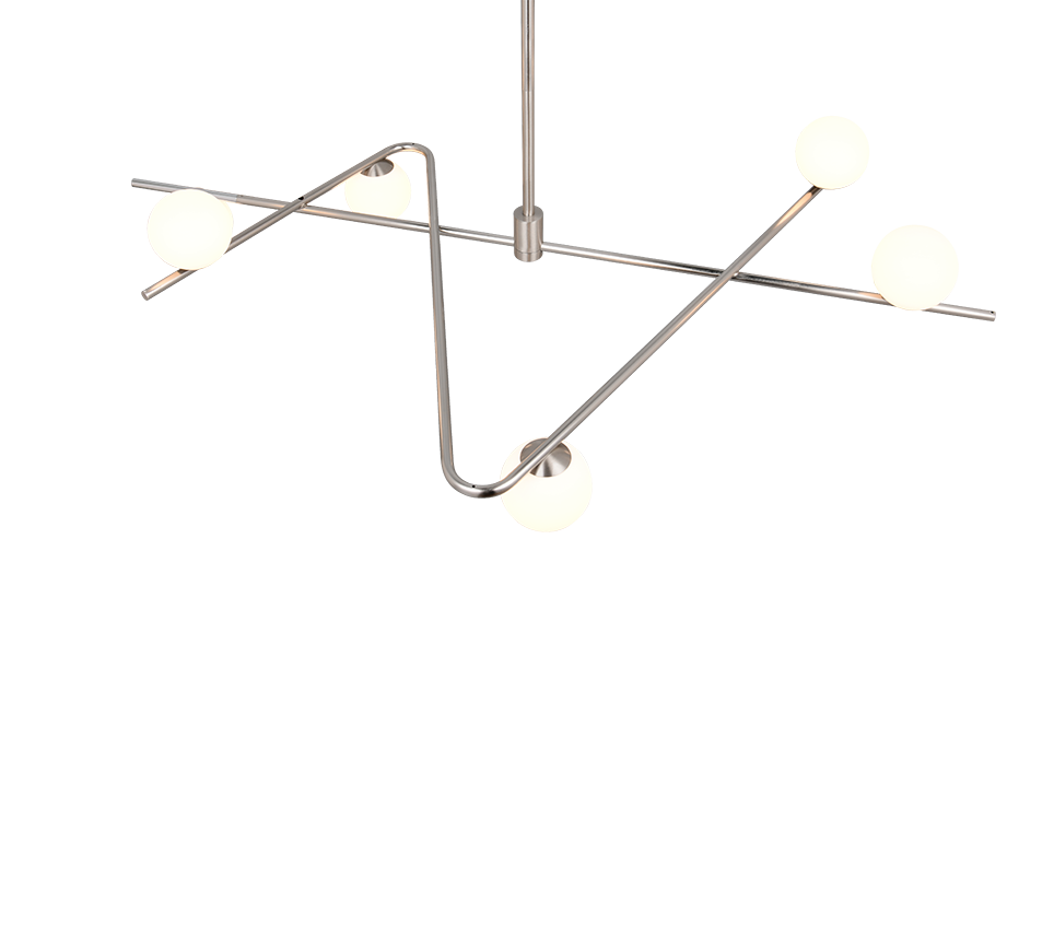FLAMING | Pendant | Nickel mat | Metal