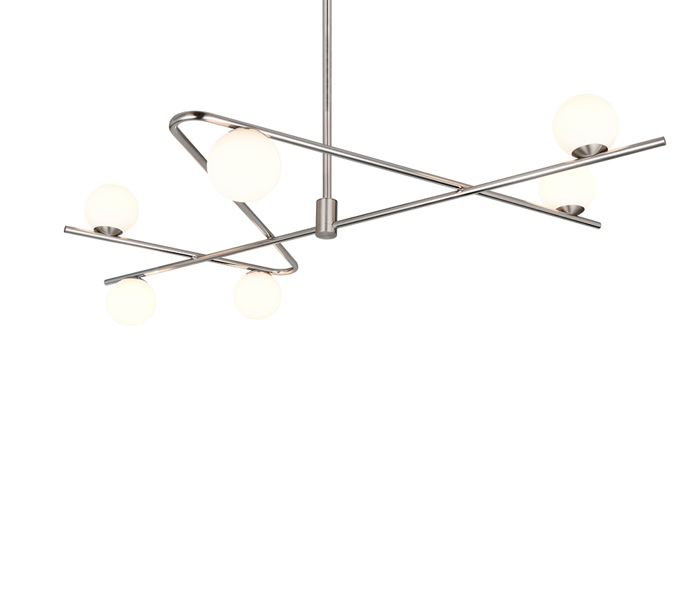 FLAMING | Pendant | Nickel mat | Metal