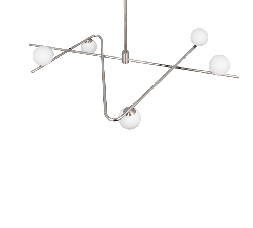 FLAMING | Pendant | Nickel mat | Metal