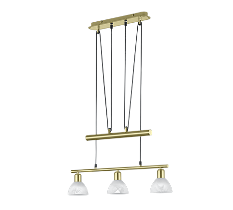 LEVISTO | Pendant | Brass mat | Metal