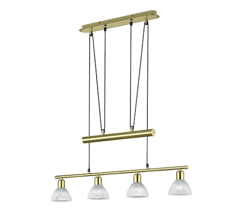 LEVISTO | Pendant | Brass mat | Metal