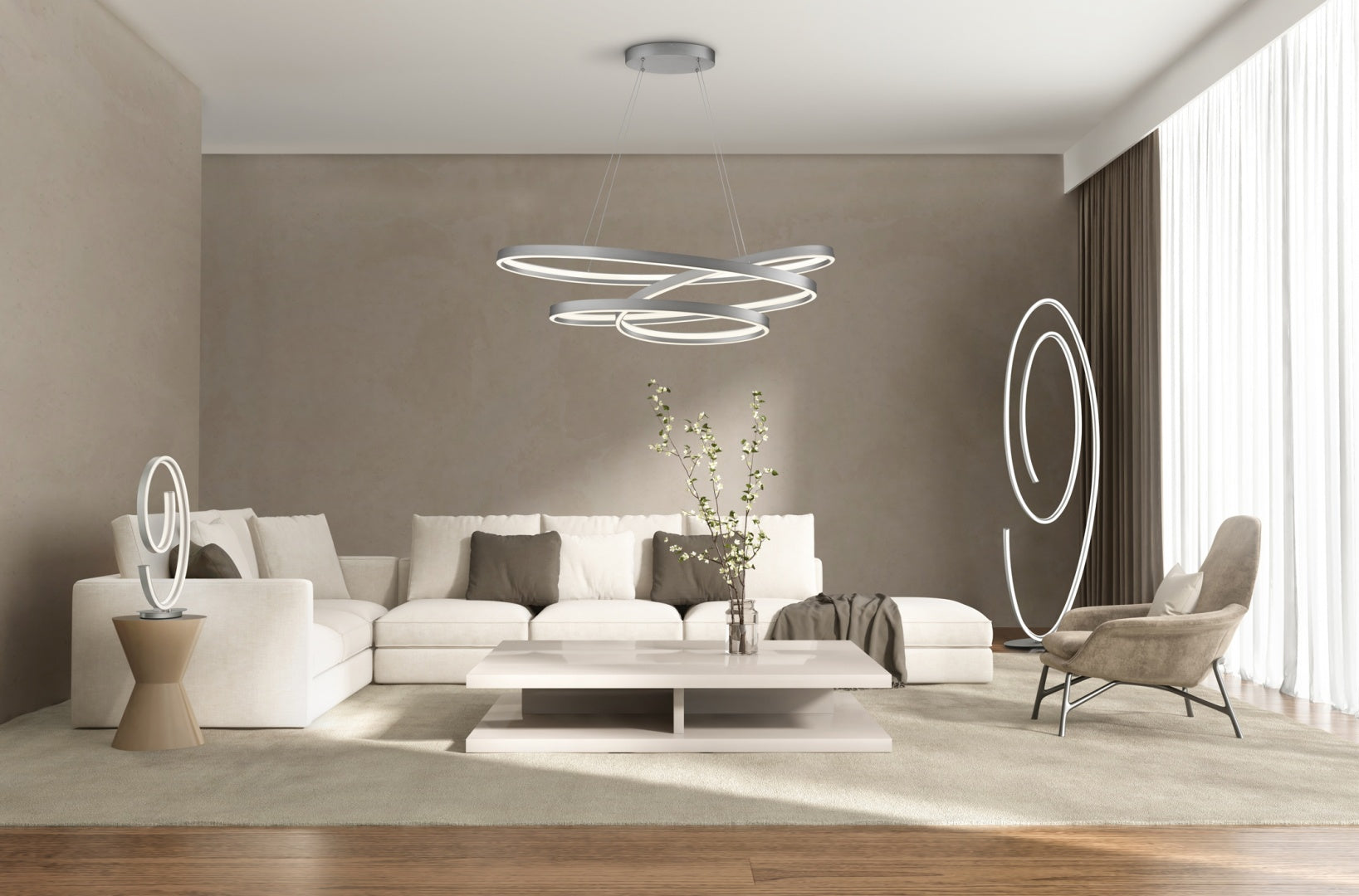 CIOLA | Pendant | Nickel mat | Metal