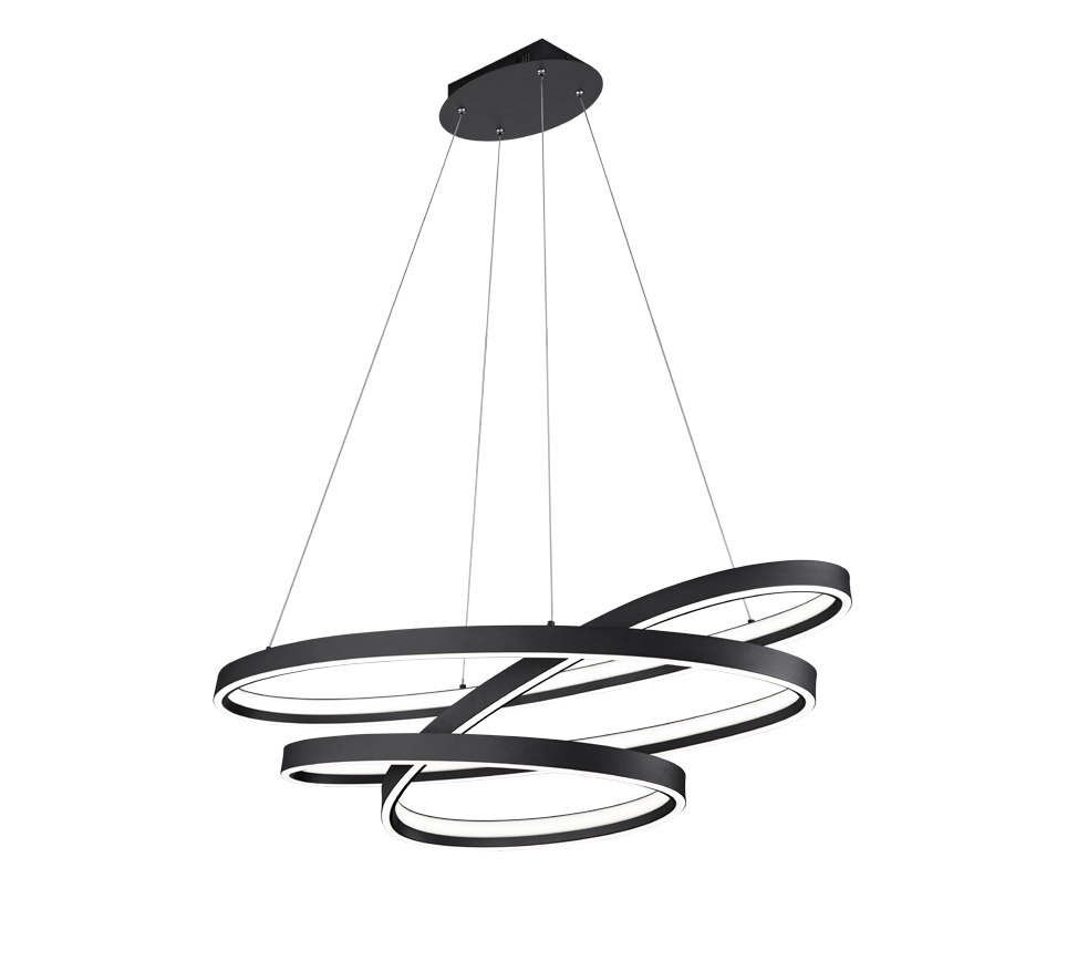 CIOLA | Pendant | Black mat | Metal