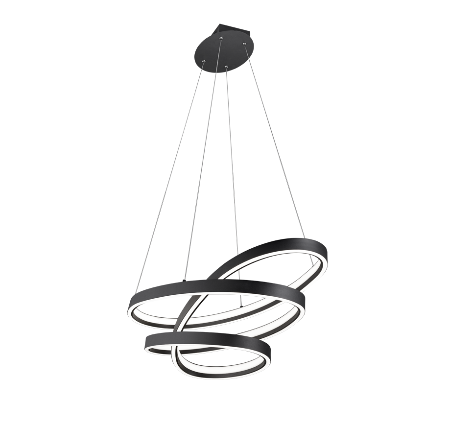 CIOLA | Pendant | Black mat | Metal